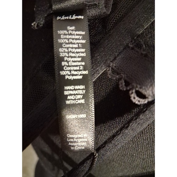 VS For Love And Lemons strappy bustier NWT Small floral embroidered - Picture 11 of 11